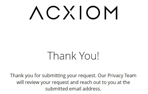 how to opt-out from acxiom - success